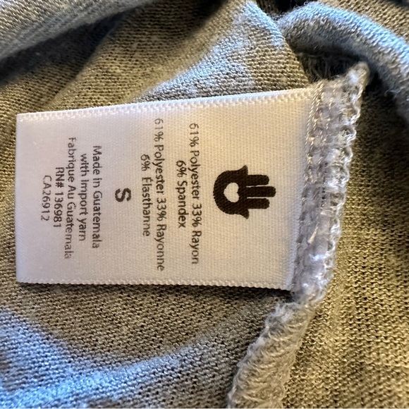 SPIRITUAL GANGSTER sleeveless shirt, size small. Gray/light blue color - Picture 3 of 4